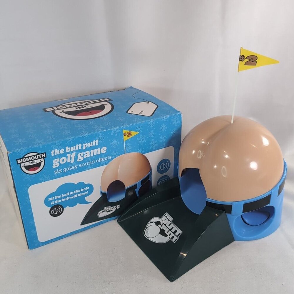 The Butt Putt Golf Game Bigmouth Inc 6 Gassy Sound Effects #2 Flag